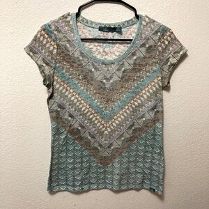 PrAna Aztec Bohemian Print T Shirt!